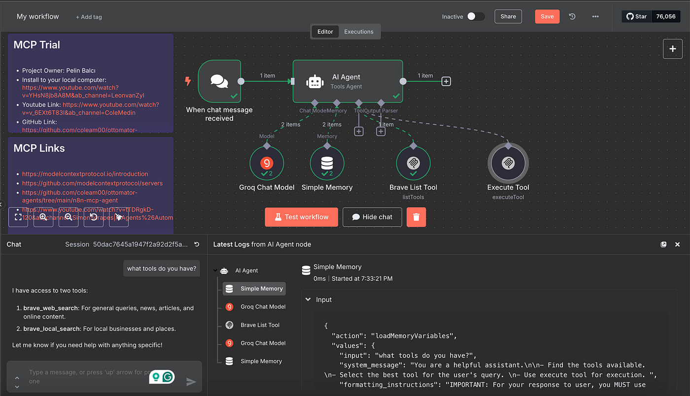 n8n with MCP. Small notes for n8n and MCP | by Pelin Balci | Medium